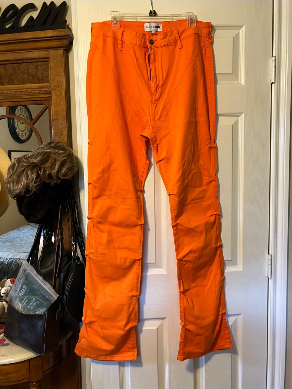 3/$45 Bright Orange Cotton Blend W/ Spandex Jeans Size 20 by Fashion Nova